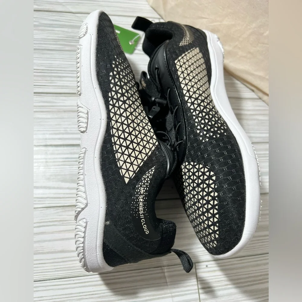 Hike Footwear Cloud Ergonomic Support Barefoot sneaker shoe black men size 7-7.5